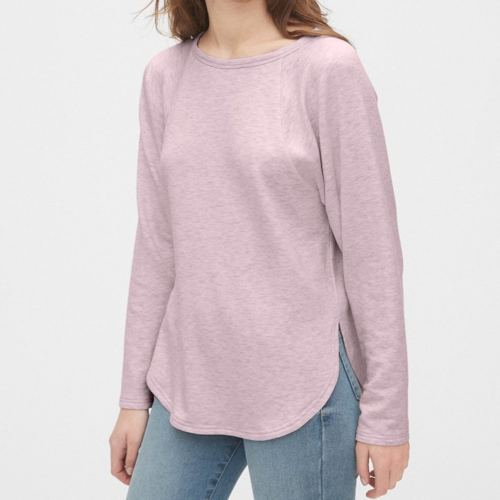 GAP | Purple Lavender Super Soft Terry Pullover Sweatshirt Large